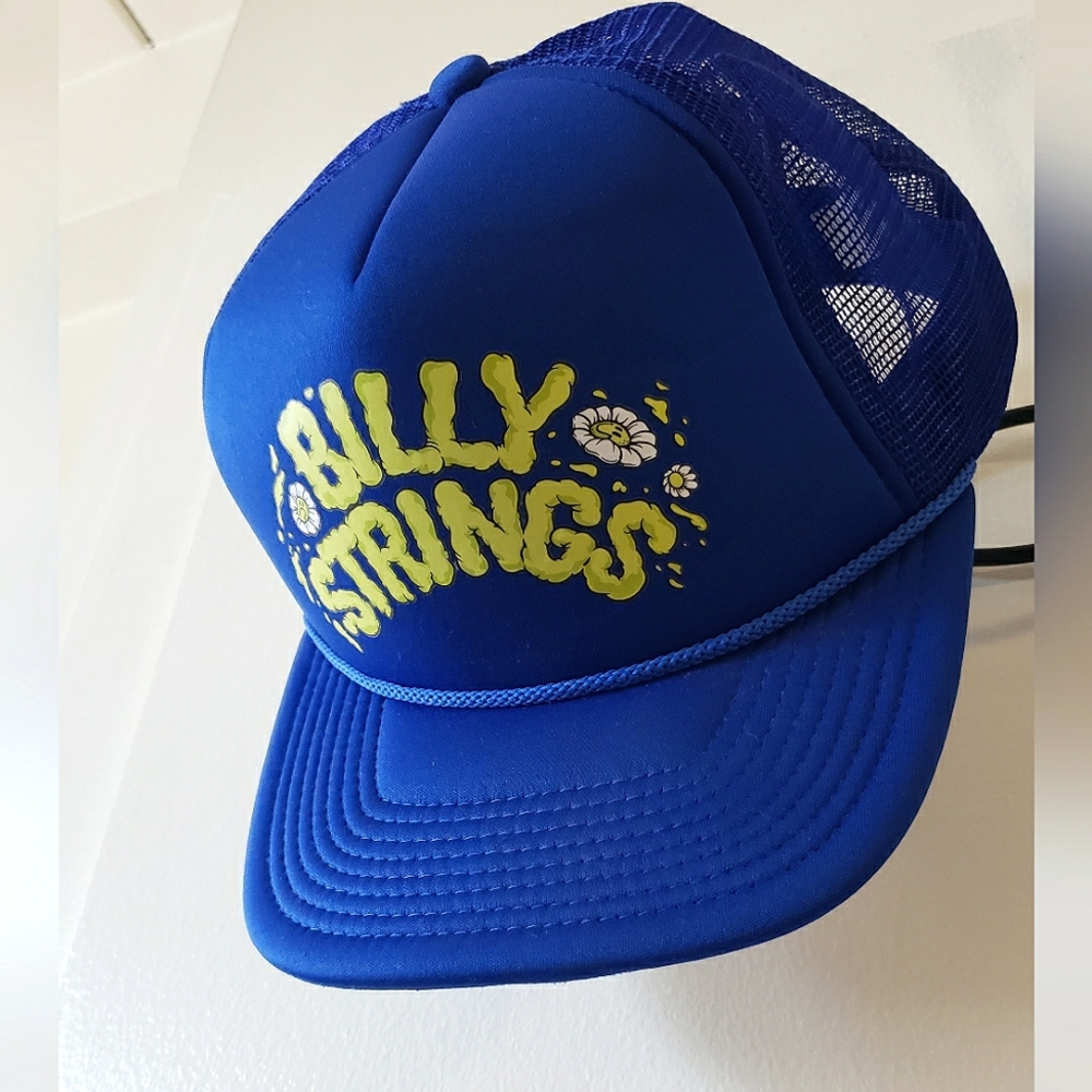 Billy Strings Blue Yellow Daisy's Adjustable Truckers Hat